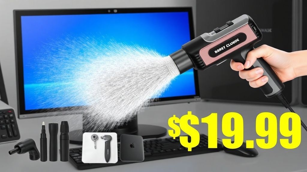 JUFINX无线电动除尘器：游戏玩家的清洁神器限时特惠